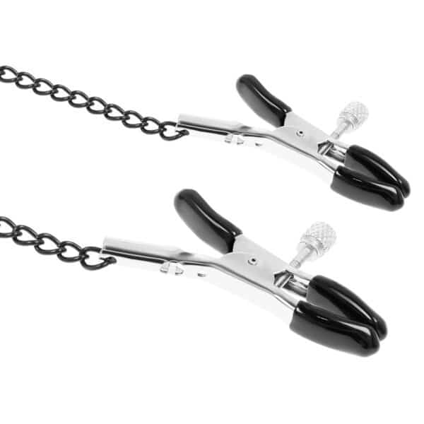 COLLIER ET PINCES A TETONS BDSM NOIRS Colliers 27 € sur AnVy.fr, le loveshop engagé