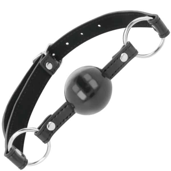 BAILLON A BOULE NOIR BDSM - DARKNESS Baillons & Gag 20 € sur AnVy.fr, le loveshop engagé