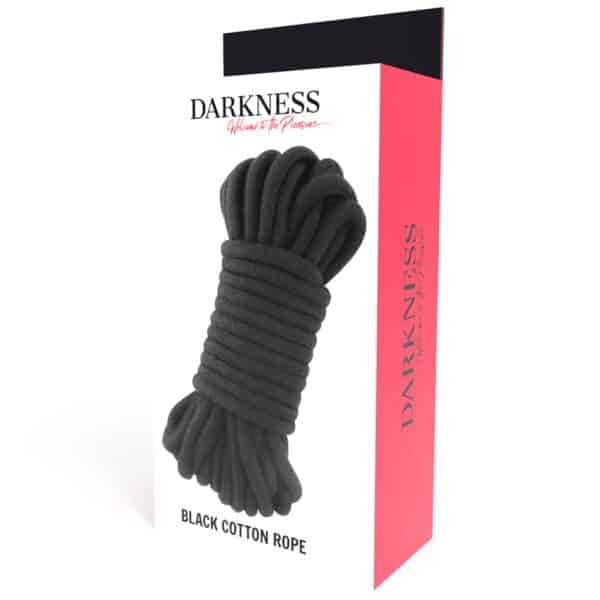 CORDE BONDAGE DE 10M NOIRE - DARKNESS Cordes 20 € sur AnVy.fr, le loveshop engagé