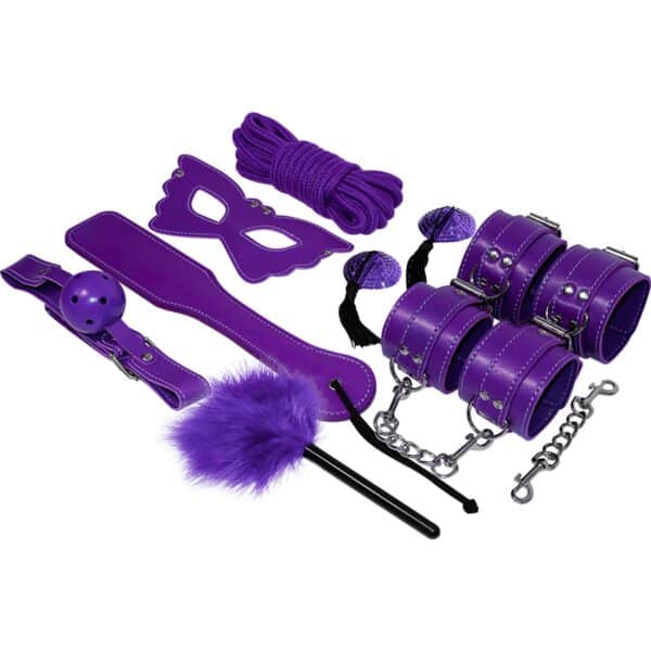 COFFRET EXPERIENCE BDSM VIOLET Coffrets BDSM 68 € sur AnVy.fr, le loveshop engagé