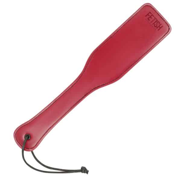 PADDLE BDSM EN CUIR VEGAN ROUGE Paddle 28 € sur AnVy.fr, le loveshop engagé