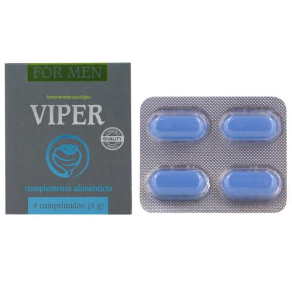 4 PILLULES POUR LIBIDO HOMME - VIPER Aphrodisiaques 9 € sur AnVy.fr, le loveshop engagé