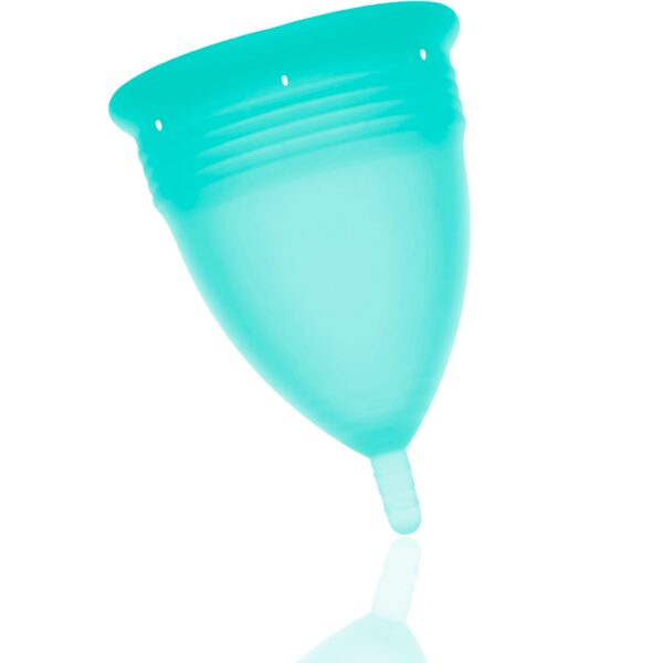 CUP INTIME TAILLE S BLEUE EN SILICONE Cup menstruelles 14 € sur AnVy.fr, le loveshop engagé