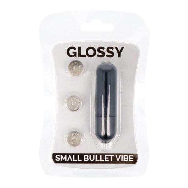 VIBROMASSEUR BULLET NOIR A PILES - GLOSSY Sextoys à pile(s) 12 € sur AnVy.fr, le loveshop engagé