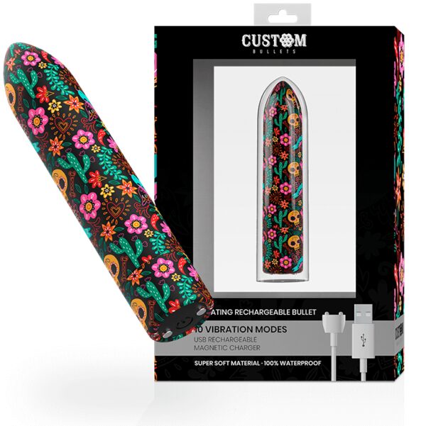 SEXTOY BULLET FLORAL RECHARGEABLE Sextoys bullet 44 € sur AnVy.fr, le loveshop engagé