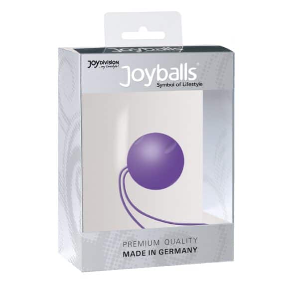 BALLE GEISHA SIMPLE EN SILICONE VIOLET - JOYBALLS Boule geisha 16 € sur AnVy.fr, le loveshop engagé