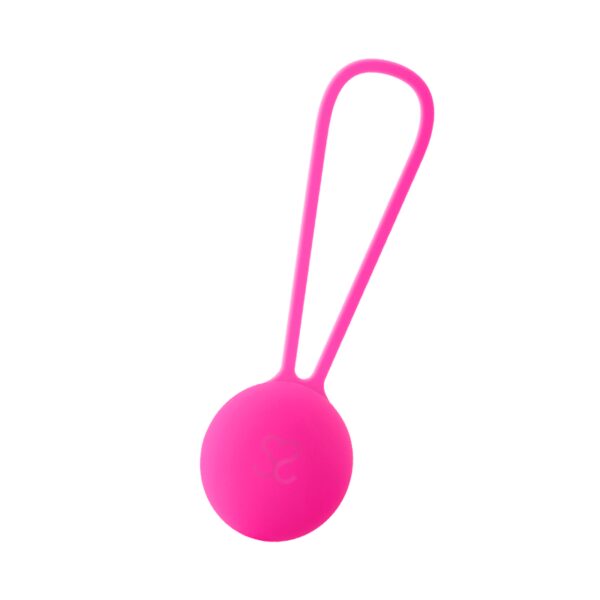 BOULE DE GEISHA EN SILICONE ROSE - MORESSA Boule chinoise simple 26 € sur AnVy.fr, le loveshop engagé