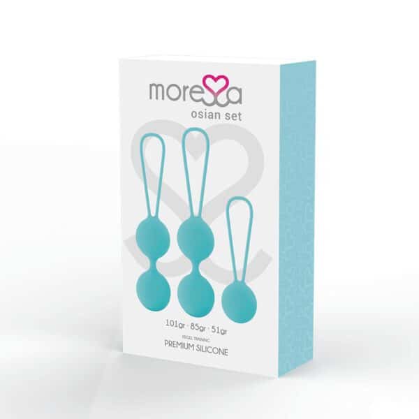 BOULES COQUINES EN SILICONE TURQUOISES Kit de boules de Kegel 45 € sur AnVy.fr, le loveshop engagé