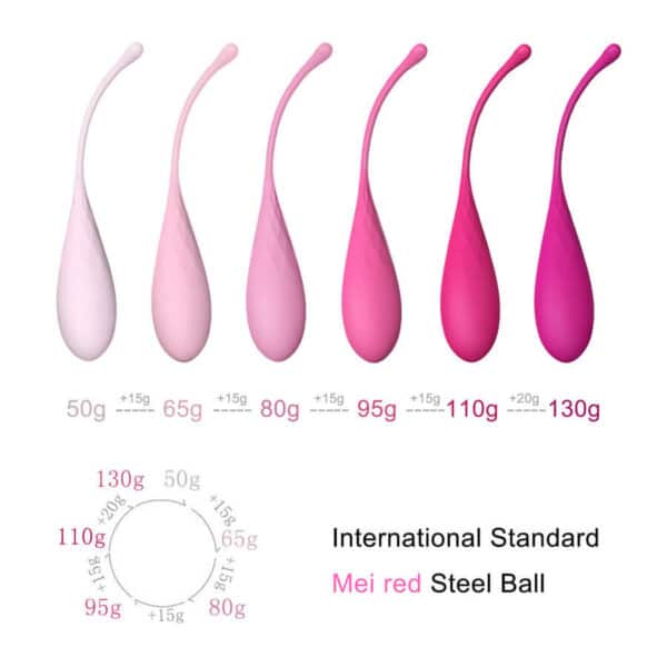 ENSEMBLE D'ENTRAÎNEMENT MUSCULAIRE PELVIEN Kit de boules de Kegel 68 € sur AnVy.fr, le loveshop engagé