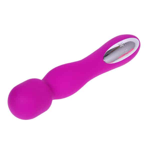 VIBROMASSEUR WAND RECHARGEABLE SILICONE ROSE Sextoys Wand 35 € sur AnVy.fr, le loveshop engagé