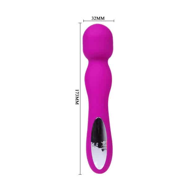 VIBROMASSEUR WAND RECHARGEABLE SILICONE ROSE Sextoys Wand 35 € sur AnVy.fr, le loveshop engagé