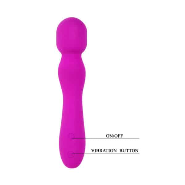 VIBROMASSEUR WAND RECHARGEABLE SILICONE ROSE Sextoys Wand 35 € sur AnVy.fr, le loveshop engagé