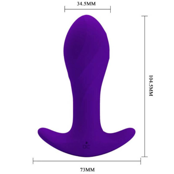 VIBROMASSEUR ANAL VIOLET - PRETTY LOVE Plugs anal vibrants 42 € sur AnVy.fr, le loveshop engagé