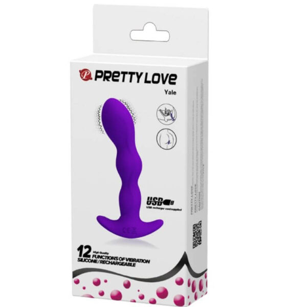 PLUG ANAL VIBRANT PERLÉ VIOLET - PRETTY LOVE Plugs anal vibrants 42 € sur AnVy.fr, le loveshop engagé