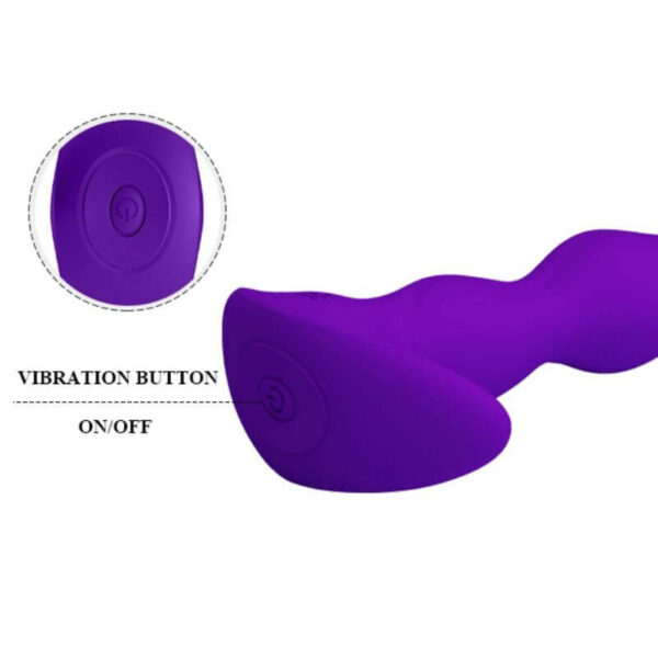 PLUG ANAL VIBRANT PERLÉ VIOLET - PRETTY LOVE Plugs anal vibrants 42 € sur AnVy.fr, le loveshop engagé