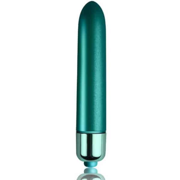 PETIT VIBRO VERT VELOUR À PILE - ROCKS-OFF Sextoys à pile(s) 22 € sur AnVy.fr, le loveshop engagé