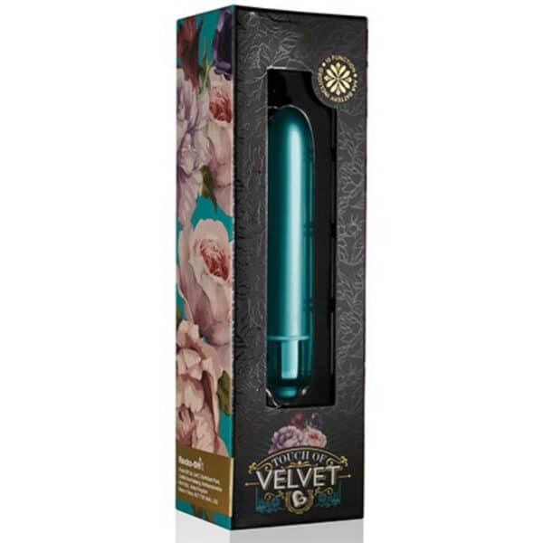 PETIT VIBRO VERT VELOUR À PILE - ROCKS-OFF Sextoys à pile(s) 22 € sur AnVy.fr, le loveshop engagé