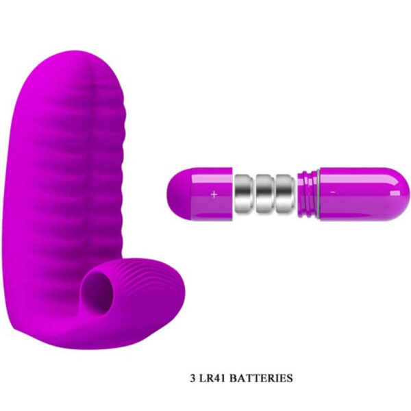 DOIGT VIBRANT À PILES VIOLET - PRETTY LOVE Doigts vibrants 25 € sur AnVy.fr, le loveshop engagé