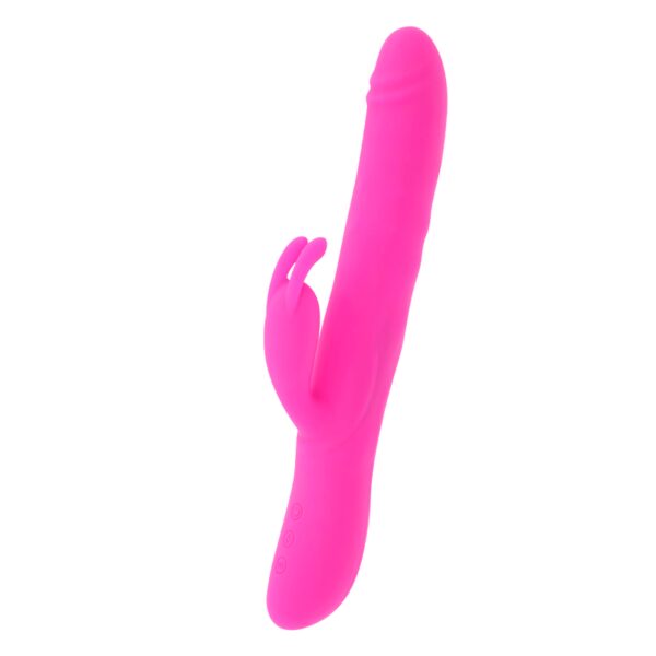 VIBROMASSEUR RABBIT ROTATIF EN SILICONE ROSE Sextoys rabbit rotatifs 100 € sur AnVy.fr, le loveshop engagé