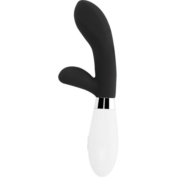 GODE MASSANT LAPIN NOIR - GLOSSY Vibro rabbit à pile(s) 43 € sur AnVy.fr, le loveshop engagé