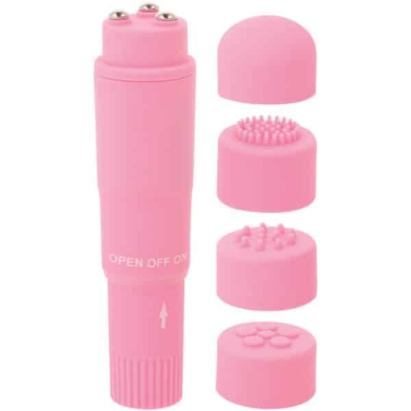 STIMULATEUR POUR CLITORIS INTERCHANGEABLE ROSE Vibromasseurs pour clitoris 22 € sur AnVy.fr, le loveshop engagé