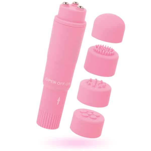 STIMULATEUR POUR CLITORIS INTERCHANGEABLE ROSE Vibromasseurs pour clitoris 22 € sur AnVy.fr, le loveshop engagé