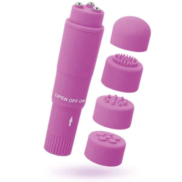 STIMULATEUR CLITO INTERCHANGEABLE VIOLET À PILE Vibromasseurs pour clitoris 22 € sur AnVy.fr, le loveshop engagé