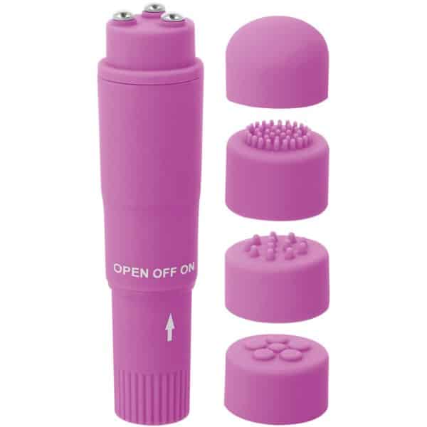 STIMULATEUR CLITO INTERCHANGEABLE VIOLET À PILE Vibromasseurs pour clitoris 22 € sur AnVy.fr, le loveshop engagé