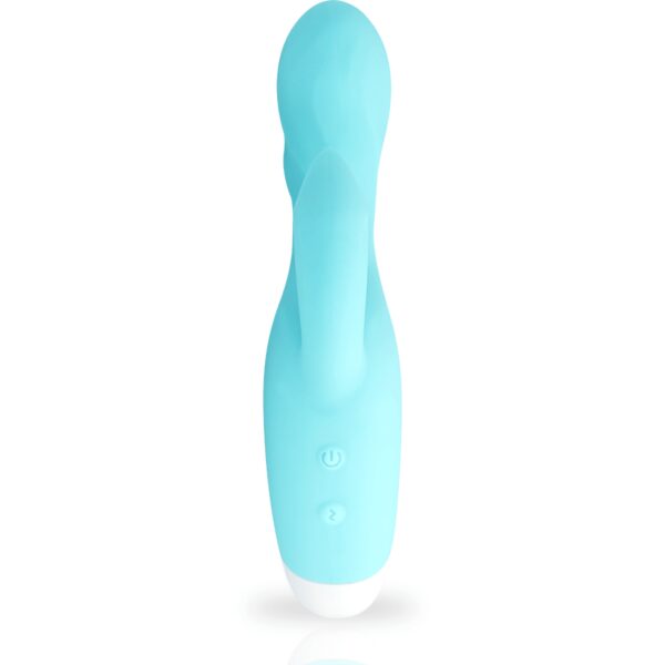 SEXTOY RABBIT DESIGN ET ELEGANT TURQUOISE Godes rabbit rechargeables 68 € sur AnVy.fr, le loveshop engagé