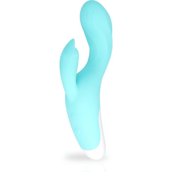 SEXTOY RABBIT DESIGN ET ELEGANT TURQUOISE Godes rabbit rechargeables 68 € sur AnVy.fr, le loveshop engagé