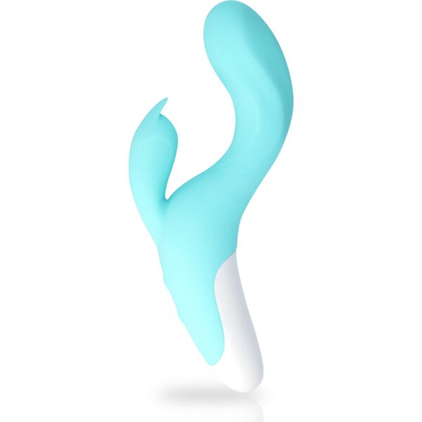 SEXTOY RABBIT DESIGN ET ELEGANT TURQUOISE Godes rabbit rechargeables 68 € sur AnVy.fr, le loveshop engagé