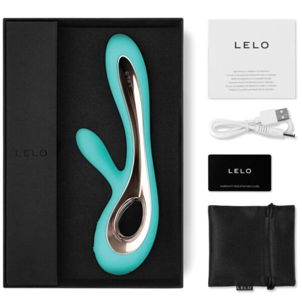 VIBROMASSEUR SORAYA 2 BLEU CLAIR - LELO Sextoys Rabbit 229 € sur AnVy.fr, le loveshop engagé