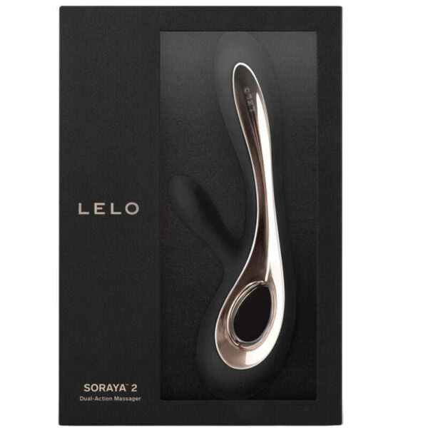 VIBROMASSEUR RABBIT SORAYA 2 NOIR - LELO Sextoys Rabbit 229 € sur AnVy.fr, le loveshop engagé