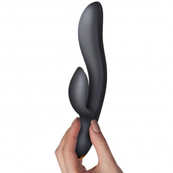 JOUET VIBRANT DOUBLE STIMULATION NOIR Godes rabbit rechargeables 75 € sur AnVy.fr, le loveshop engagé