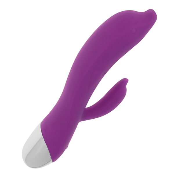 VIBRO RABBIT EN FORME DE DAUPHIN Godes rabbit rechargeables 49 € sur AnVy.fr, le loveshop engagé