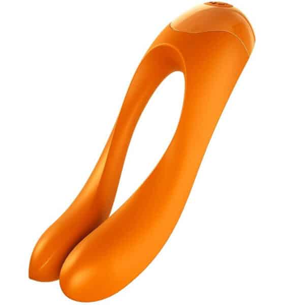 VIBRO POUR COUPLE EN SILICONE ORANGE Sextoys double stimulation 40 € sur AnVy.fr, le loveshop engagé