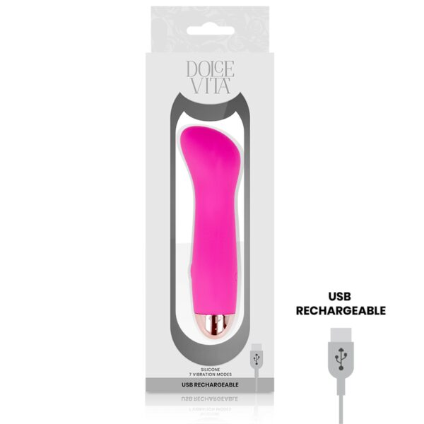 VIBRATEUR RECHARGEABLE EN SILICONE ROSE Vibromasseurs rechargeables 35 € sur AnVy.fr, le loveshop engagé