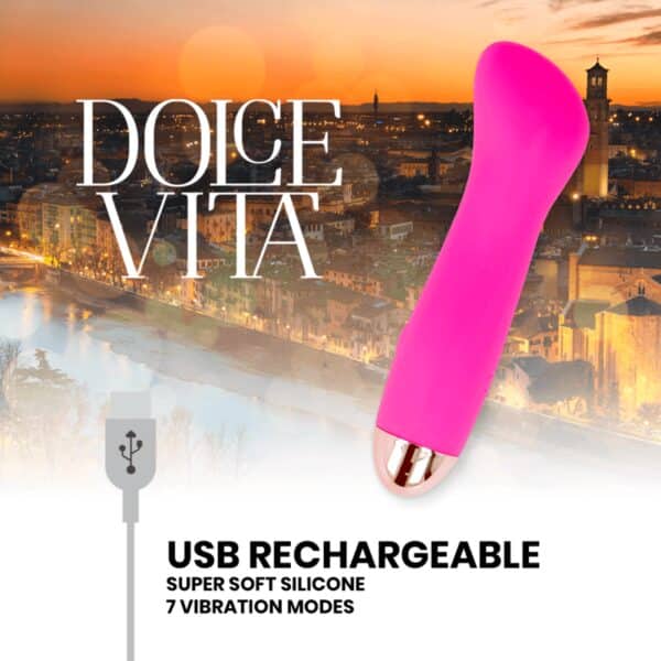 VIBRATEUR RECHARGEABLE EN SILICONE ROSE Vibromasseurs rechargeables 35 € sur AnVy.fr, le loveshop engagé