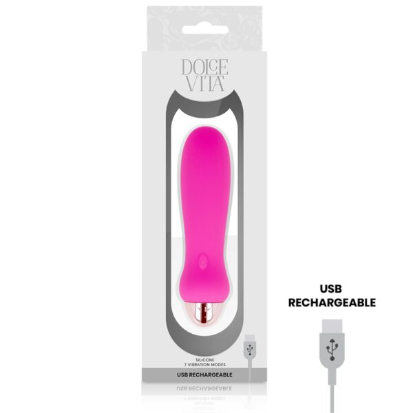 VIBRO CHARGEMENT PAR USB EN SILICONE ROSE Vibro classiques 35 € sur AnVy.fr, le loveshop engagé