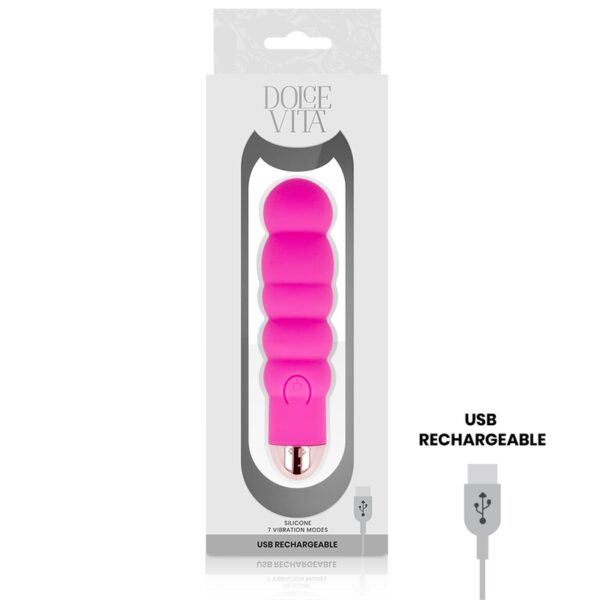 VIBROMASSEUR PERLÉ ROSE RECHARGEABLE Vibromasseurs 35 € sur AnVy.fr, le loveshop engagé