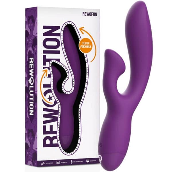 VIBRATEUR RABBIT FLEXIBLE EN SILICONE Sextoys rabbit rotatifs 55 € sur AnVy.fr, le loveshop engagé