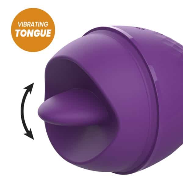 VIBROMASSEUR AVEC LANGUE VIBRANTE Vibromasseurs pour clitoris 55 € sur AnVy.fr, le loveshop engagé