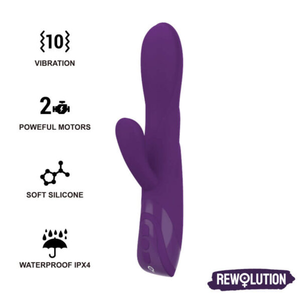 VIBRO LAPIN SUPER FLEXIBLE EN SILICONE Godes rabbit rechargeables 55 € sur AnVy.fr, le loveshop engagé