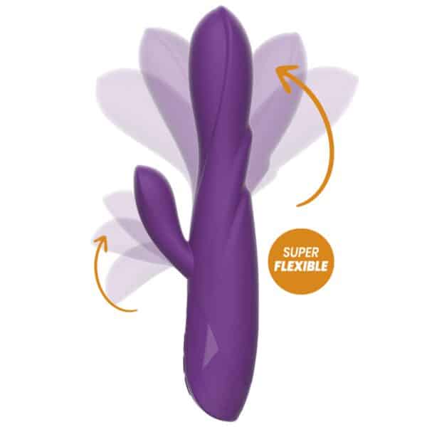 VIBRO LAPIN SUPER FLEXIBLE EN SILICONE Godes rabbit rechargeables 55 € sur AnVy.fr, le loveshop engagé