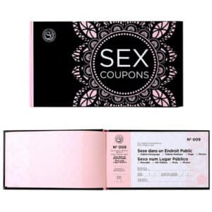 SEX COUPONS - BONS D’ÉCHANGE SENSUELS Jeux de cartes sexuels 9 € sur AnVy.fr, le loveshop engagé