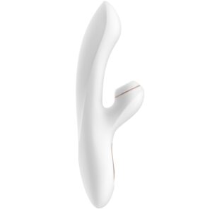 SEXTOY RABBIT BLANC ASPIRANT LE CLITORIS - SATISFYER Sextoys rabbit rechargeables 80 € sur AnVy.fr, le loveshop engagé