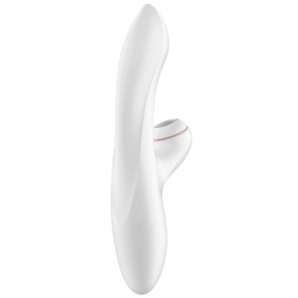 SEXTOY RABBIT BLANC ASPIRANT LE CLITORIS - SATISFYER Sextoys rabbit rechargeables 80 € sur AnVy.fr, le loveshop engagé