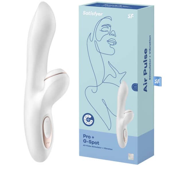 SEXTOY RABBIT BLANC ASPIRANT LE CLITORIS - SATISFYER Sextoys rabbit rechargeables 80 € sur AnVy.fr, le loveshop engagé