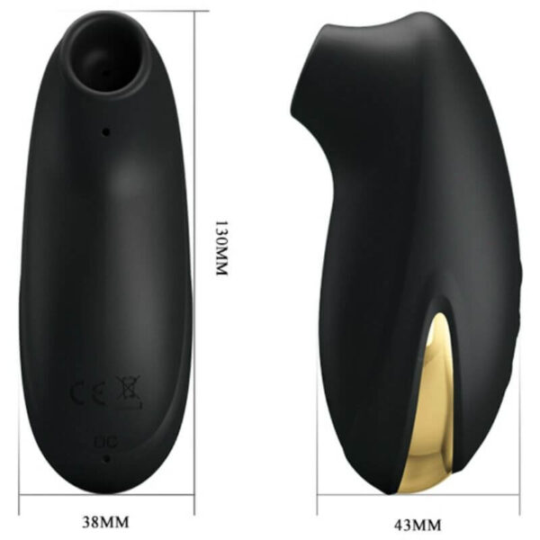 SEXTOY À SUCCION RECHARGEABLE NOIR Aspirateurs à clitoris 62 € sur AnVy.fr, le loveshop engagé