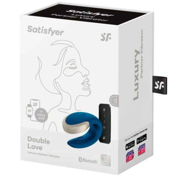 VIBROMASSEUR POUR COUPLE BLEU - SATISFYER Vibro contrôlables à distance 80 € sur AnVy.fr, le loveshop engagé